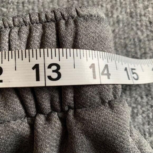 Adidas Pull-on Pants Elastic &Corded Waist Zip Ankles Gray Size M Pockets - Picture 12 of 16